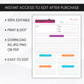 daily lesson plan templates